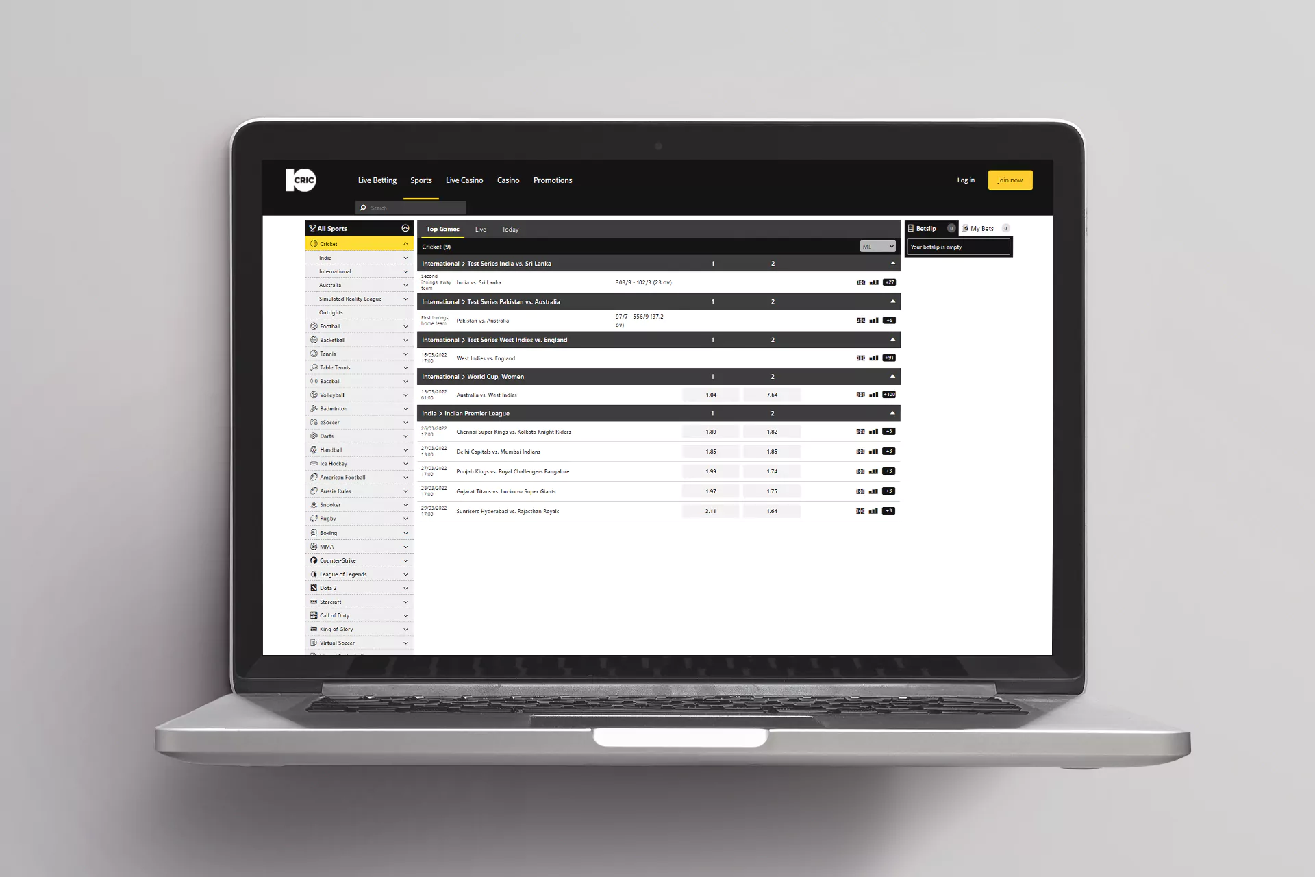 Find out information about starting sports betting at 10Cric.