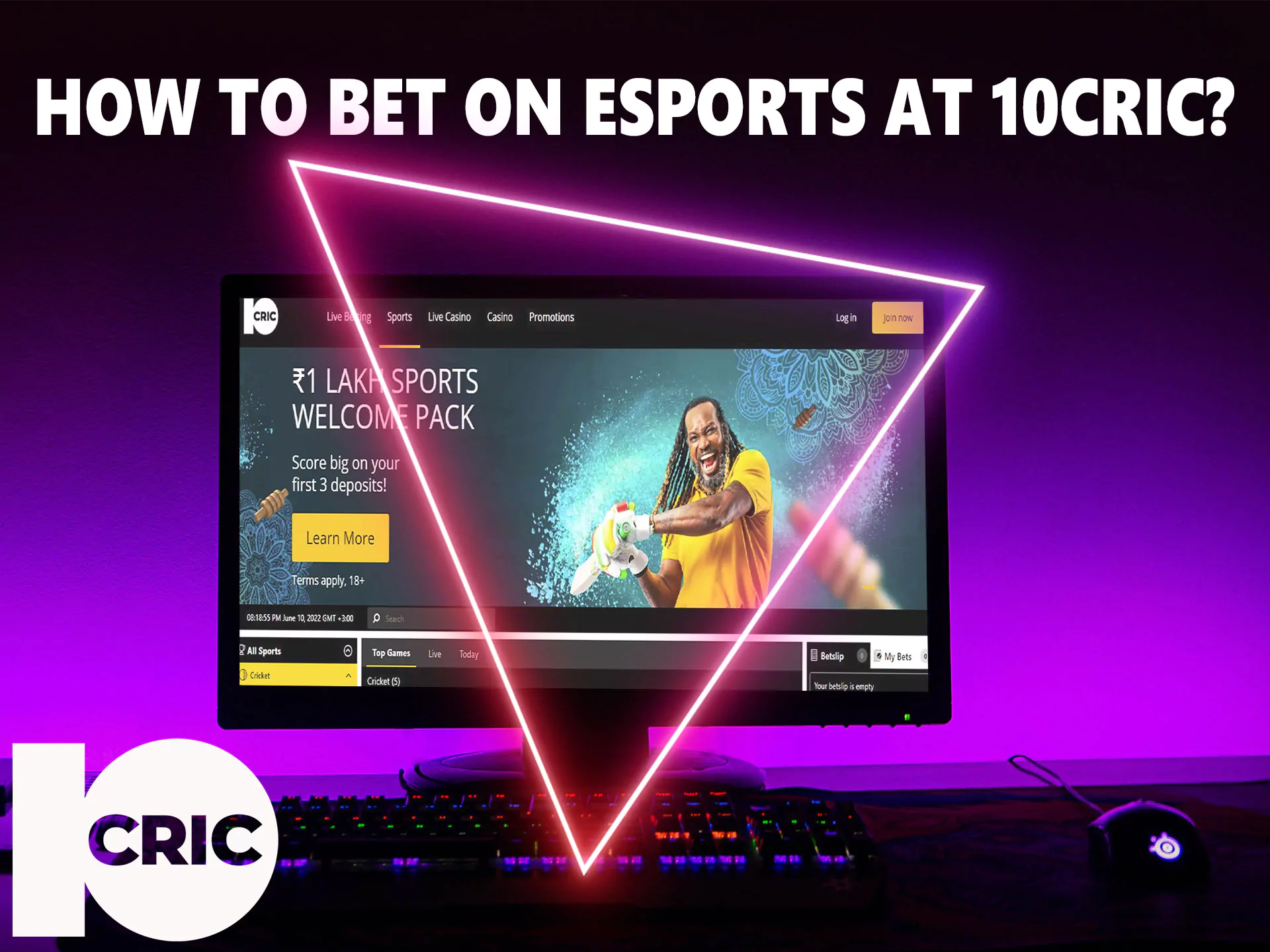 To start playing 10cric, you need to follow the simple steps indicated in our instructions.