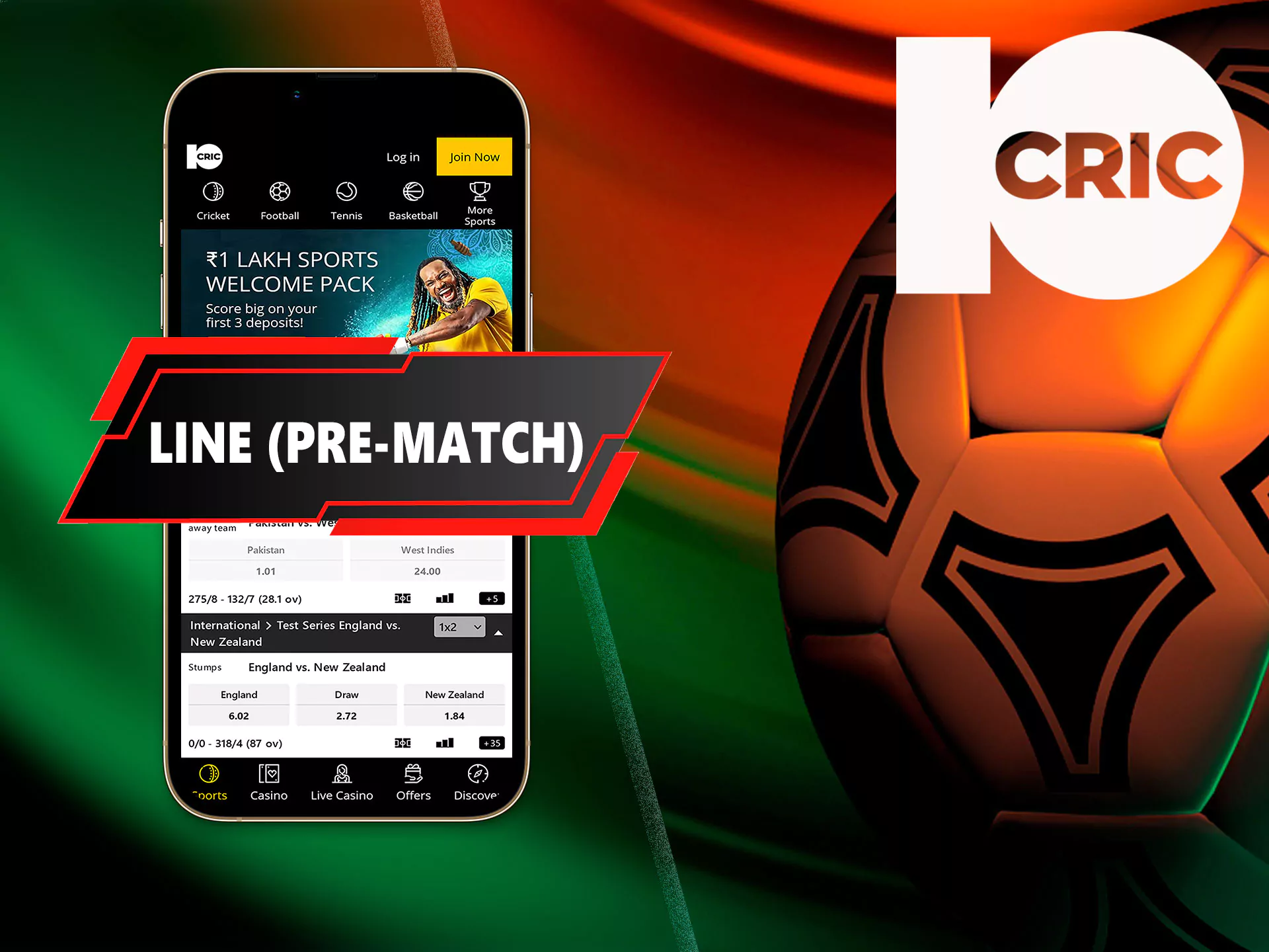 These bets are placed before the match, before the start of the event.