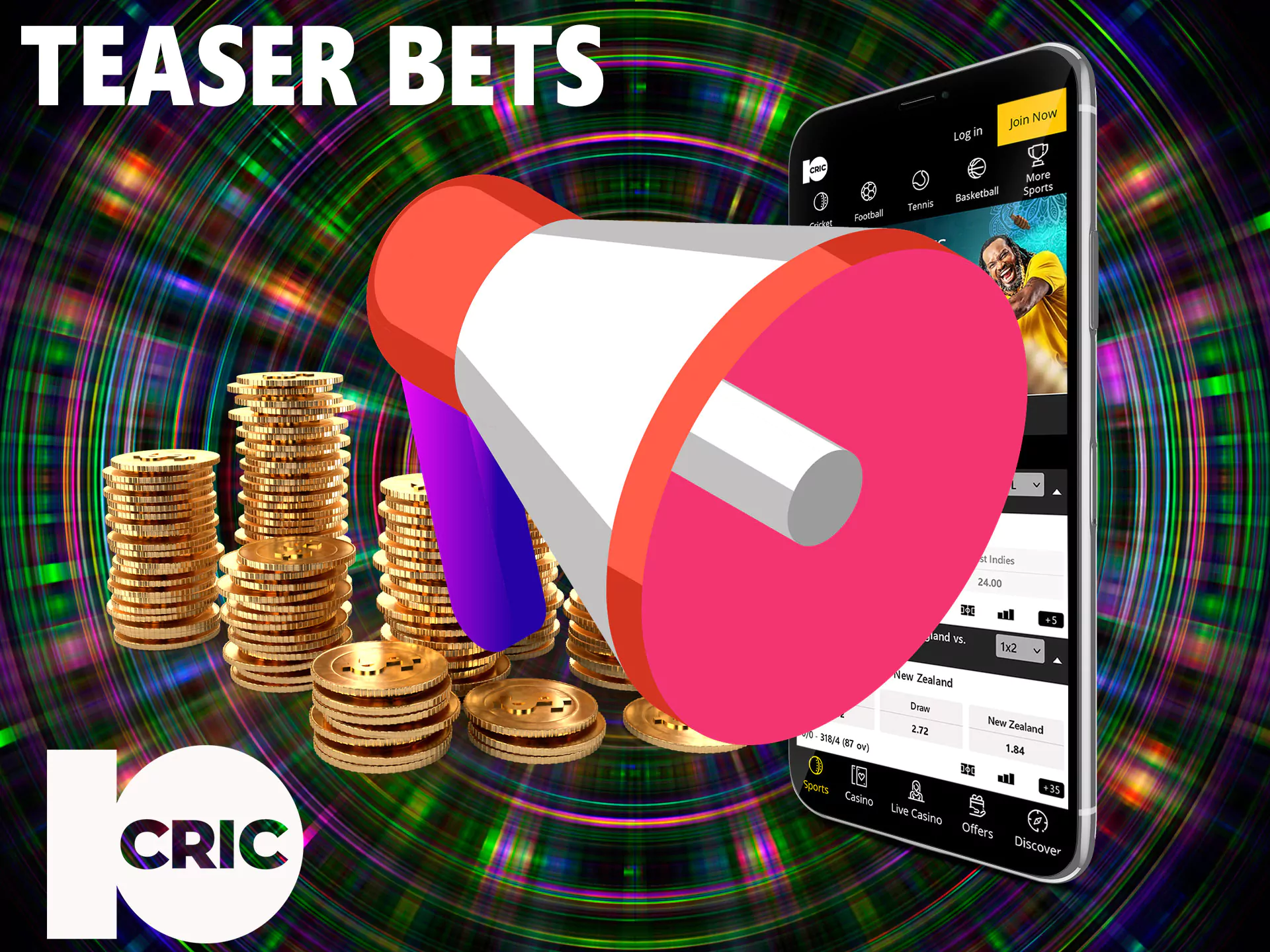 The simplest type of bet in 10Cric is made on two personal income tax favorites for six points each.